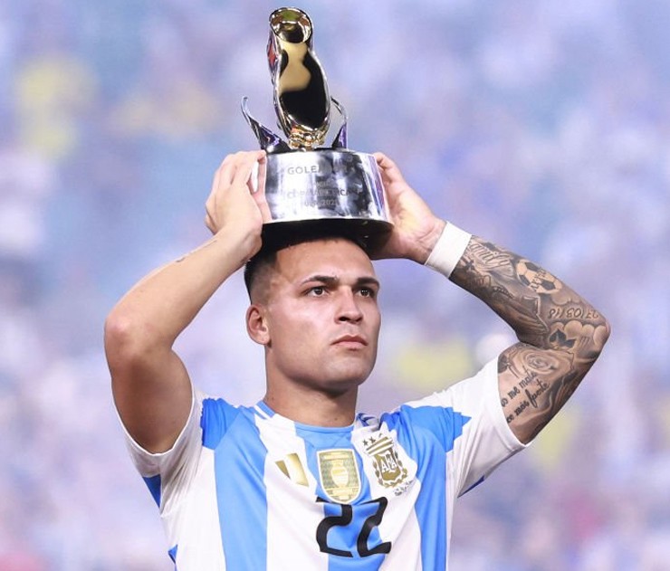 Lautaro Martinez xuất sắc giành danh hiệu Vua phá lưới dù không đá chính mọi trận đấu ở Copa America 2024.

