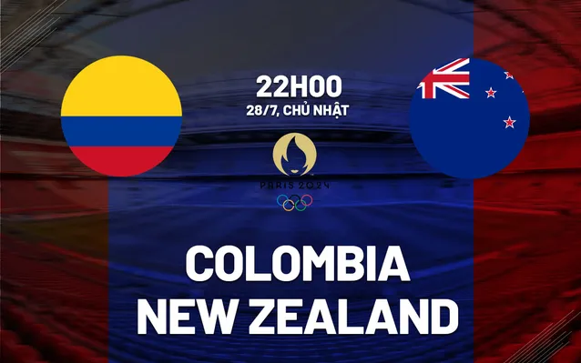 nữ Colombia vs nữ New Zealand
