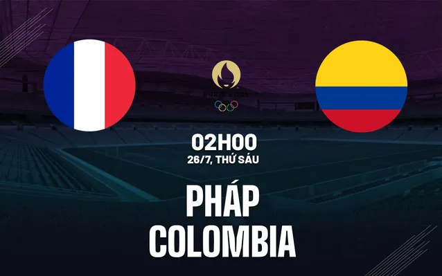 nữ Pháp vs nữ Colombia
