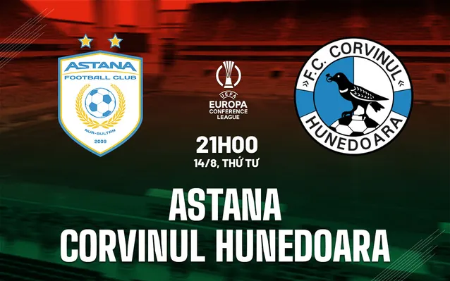 Astana vs Corvinul Hunedoara
