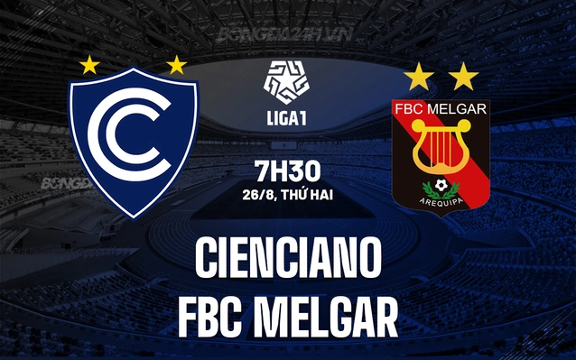 Thành tích đối đầu giữa Cienciano vs FBC Melgar
