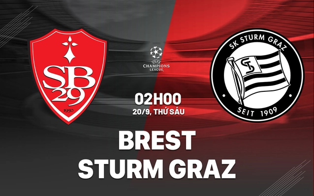 Nhận định Brest vs Sturm Graz
