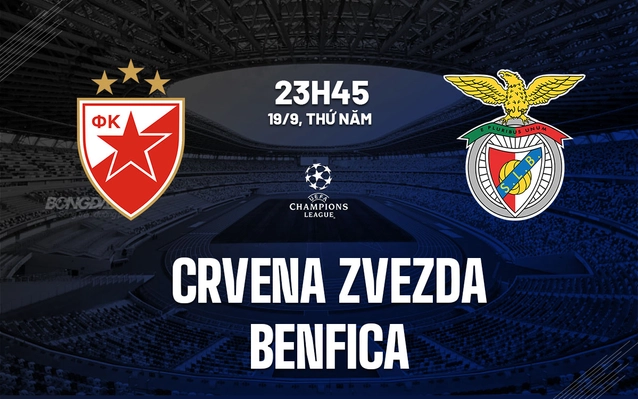 Nhận định Crvena Zvezda vs Benfica
