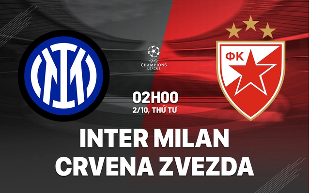 Nhận định Inter Milan vs Crvena Zvezda
