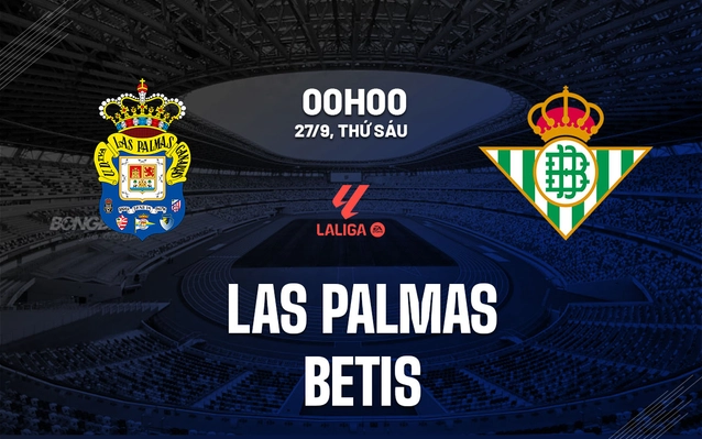  Las Palmas vs Betis vòng 7 La Liga 2024/25
