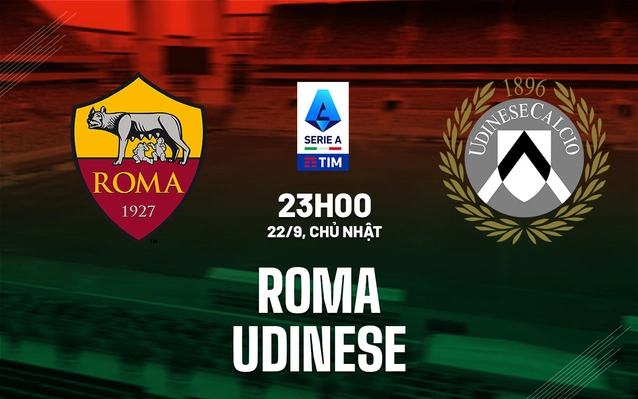 Nhận định Roma vs Udinese
