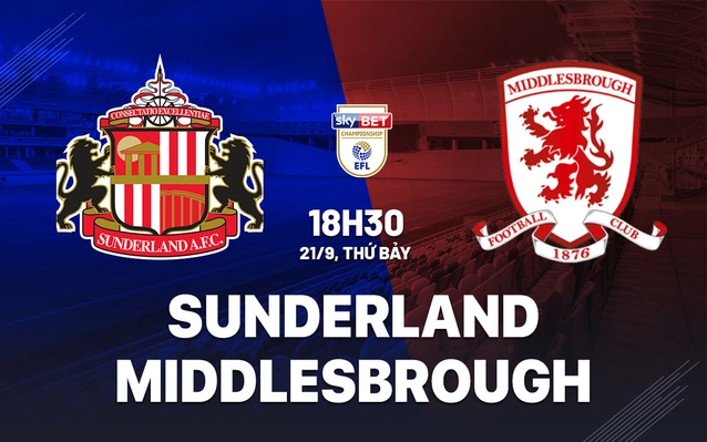 Sunderland vs Middlesbrough
