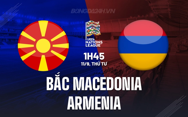 Bắc Macedonia vs Armenia
