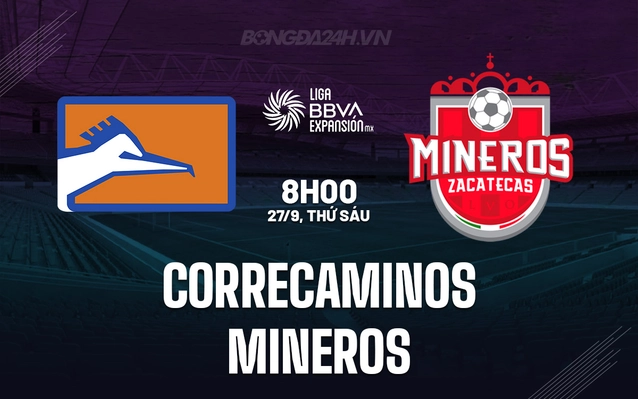 Correcaminos vs Mineros
