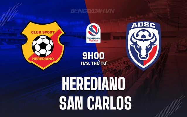 Herediano vs San Carlos
