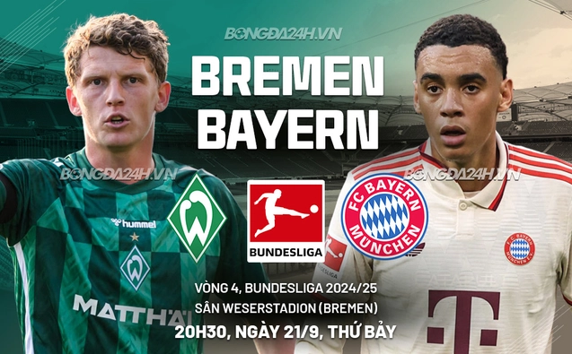 Nhận định Werder Bremen vs Bayern Munich
