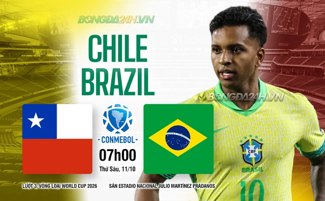 Nhận định Chile vs Brazil
