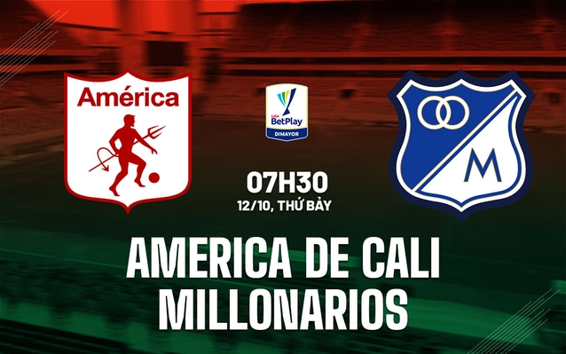 America de Cali vs Millonarios
