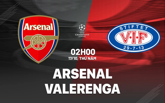 nữ Arsenal vs nữ Valerenga
