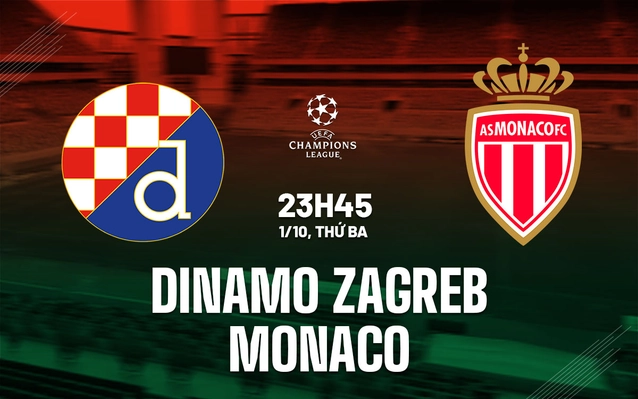 Nhận định Dinamo Zagreb vs Monaco
