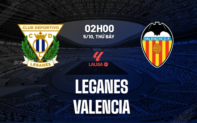  Leganes vs Valencia vòng 9 La Liga 2024/25
