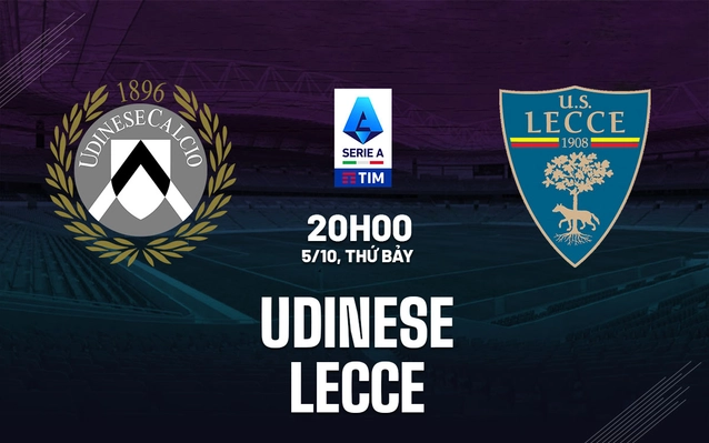 Udinese vs Lecce
