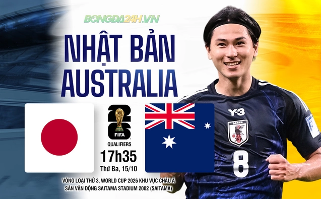 Nhận định Nhật Bản vs Australia (17h35 ngày 15/10): Khó cản bước chủ nhà
