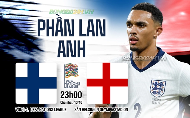 Nhận định Phần Lan vs Anh
