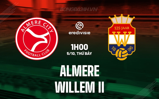 Almere vs Willem II
