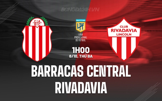 Barracas Central vs Rivadavia
