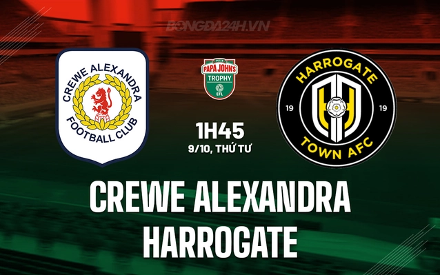 Crewe Alexandra vs Harrogate
