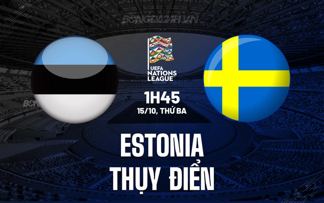 Estonia vs Thụy Điển
