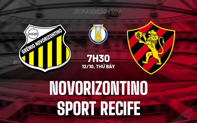 Novorizontino vs Sport Recife
