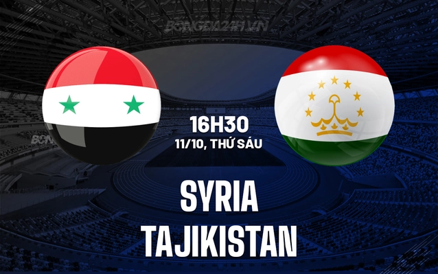 Syria vs Tajikistan
