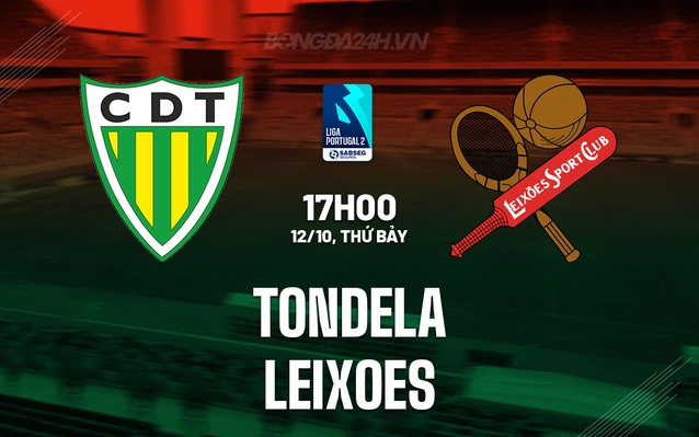 Tondela vs Leixoes
