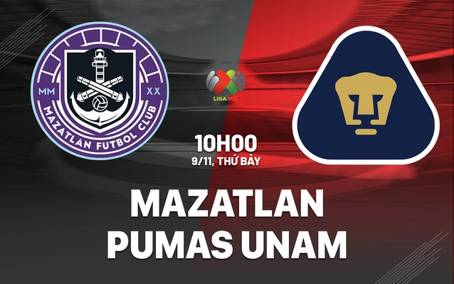 Mazatlan vs Pumas UNAM
