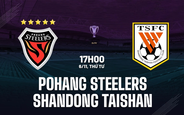 Pohang Steelers vs Shandong Taishan
