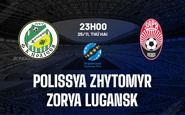 Polissya Zhytomyr vs Zorya Lugansk
