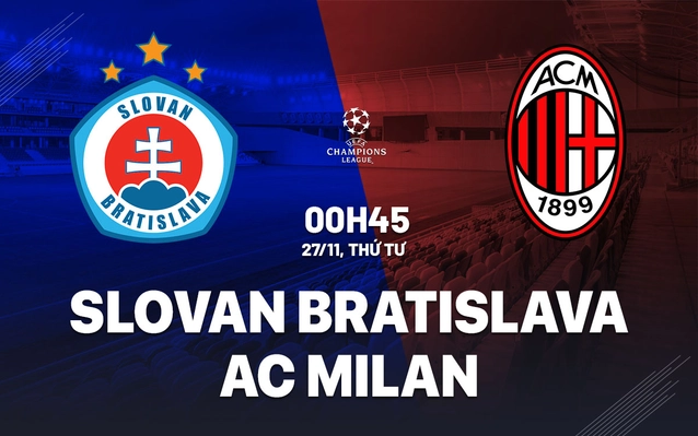 Slovan Bratislava vs AC Milan
