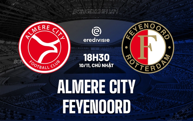 Almere City vs Feyenoord
