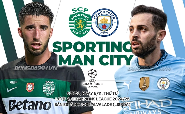 Nhận định Sporting vs Man City
