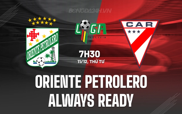 Oriente Petrolero vs Always Ready
