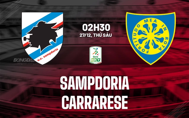 Sampdoria vs Carrarese
