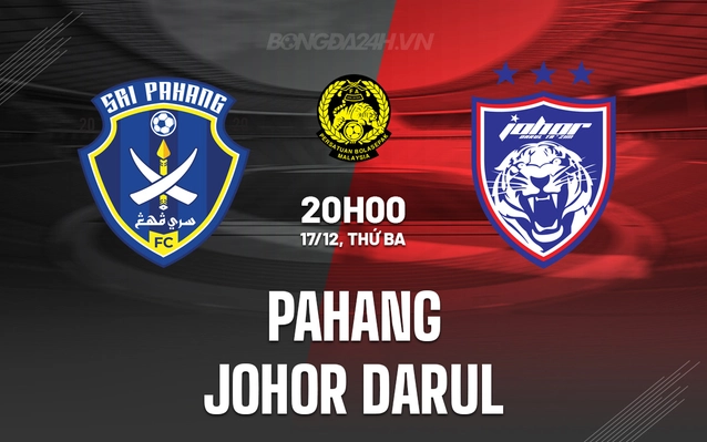 Sri Pahang vs Johor Darul
