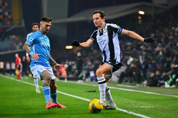 Udinese vừa để thua Napoli cuối tuần qua
