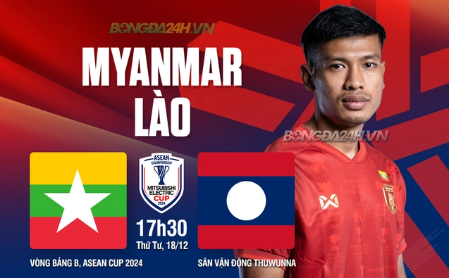 Nhận định Myanmar vs Lào (17h30 ngày 18/12): Cơ hội chia đều 
