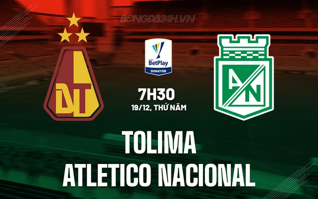 Tolima vs Atletico Nacional
