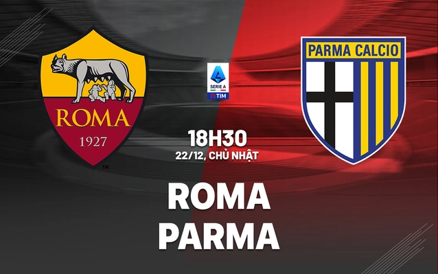 Nhận định Roma vs Parma
