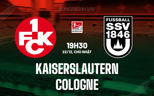 Kaiserslautern vs Cologne
