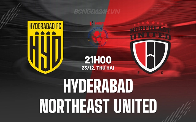 Hyderabad vs Northeast United
