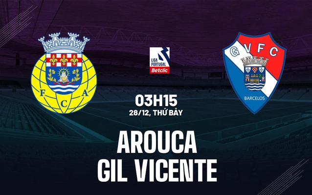 Arouca vs Gil Vicente
