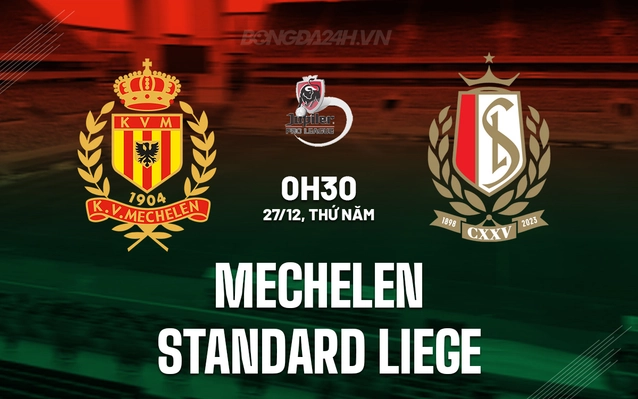 Mechelen vs Standard Liege
