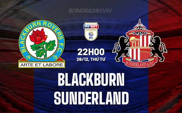 Blackburn vs Sunderland