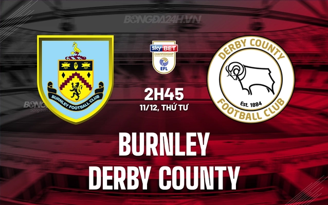 Burnley vs Derby County
