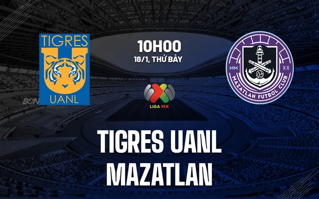 Tigres UANL vs Mazatlan
